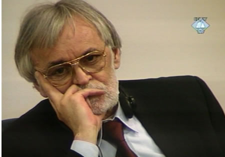 Mladen Naletilic Tuta in the courtroom