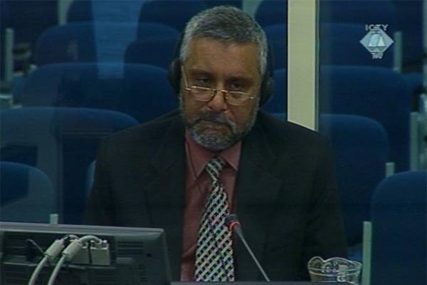Mohammed Asam Butt, witness in the Dragomir Milosevic trial