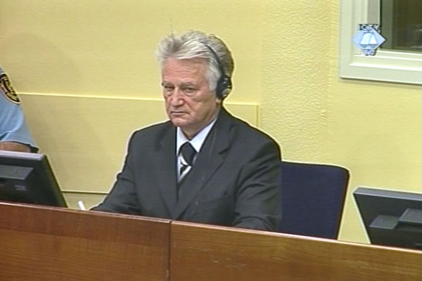 Momcilo Perisic in the courtroom