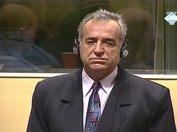 Momir Nikolic during the Appeals judgment hearing  