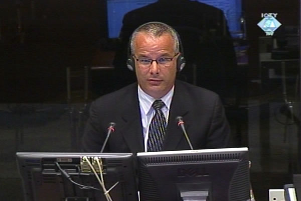 Murry Dawes, witness in the Gotovina trial