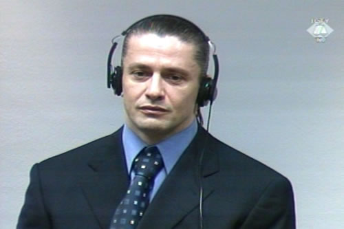 Naser Oric in the courtroom