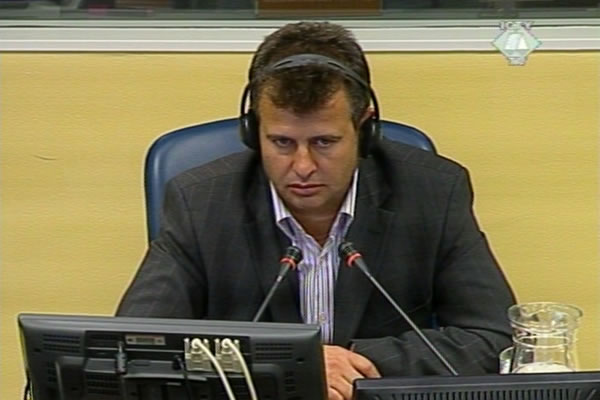 Nazim Bushi, witness in the Boskoski and Tarculovski trial