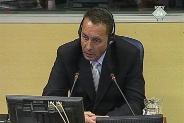 Nedzib Djozo, witness in the Dragomir Milosevic trial