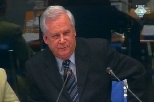Nikolaj Ryzhkov, defense witness for Milosevic