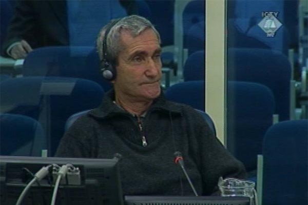 Omer Dilberovic, witness in the trial of the former Bosnian Croat leaders