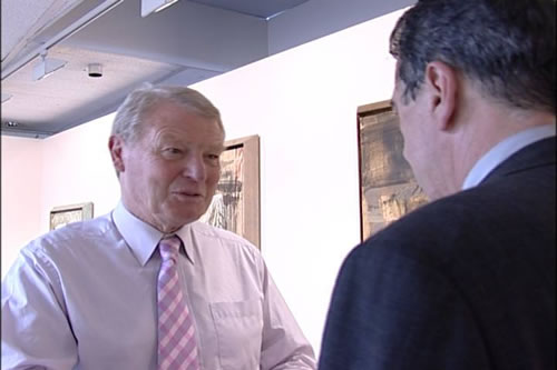 Paddy Ashdown during interview