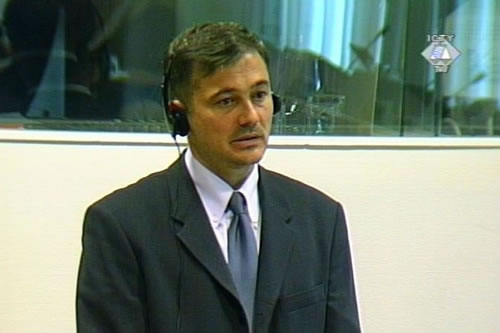 Paško Ljubicic in the courtroom
