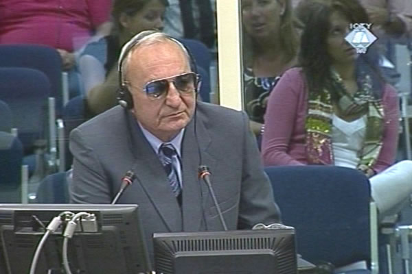 Petar Vuga, defence witness of Vujadin Popovic