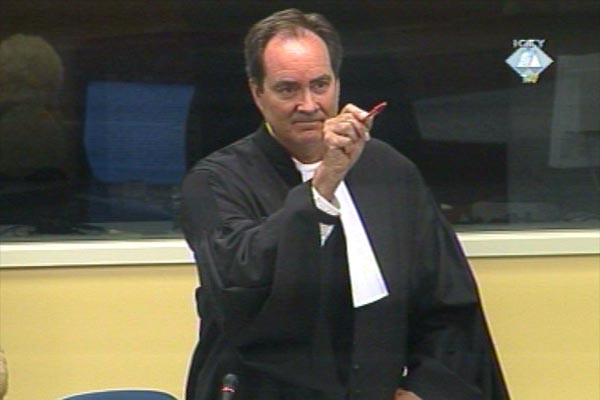 Peter McCloskey, prosecutor in the Tribunal