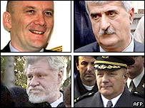 Jadranko Prlić, Milivoj Petković, Bruno Stojić i Slobodan Praljak