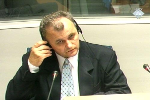 Radomir Neskovic, witness in the Krajisnik trial