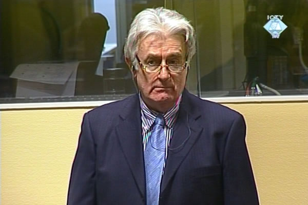 Radovan Karadžić u sudnici Tribunala