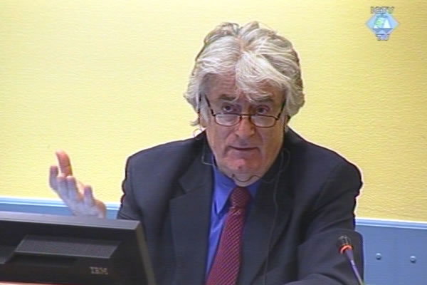 Radovan Karadžić u sudnici Tribunala