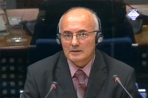 Rajko Kasagic, witness in the Krajisnik trial