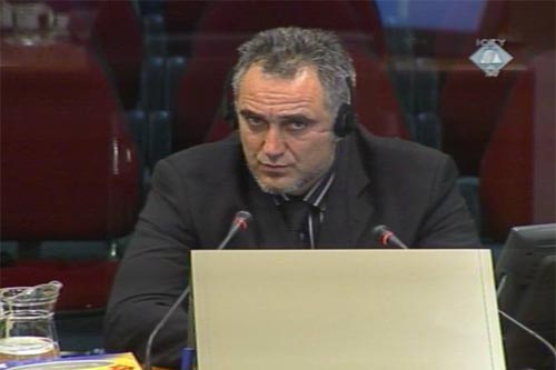 Ramiz Delalic, witness in the Halilovic trial