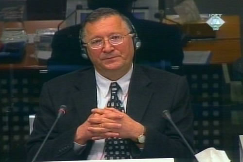 Ratko Markovic, defense witness for Milosevic