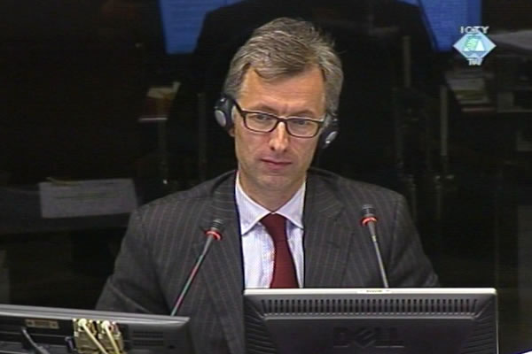 Reynaud Theunens, witness in the Gotovina, Cermak and Markac trial
