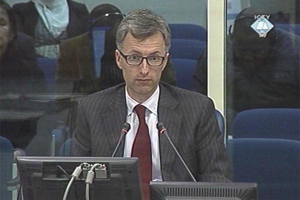 Reynaud Theunens, witness in the Seselj trial