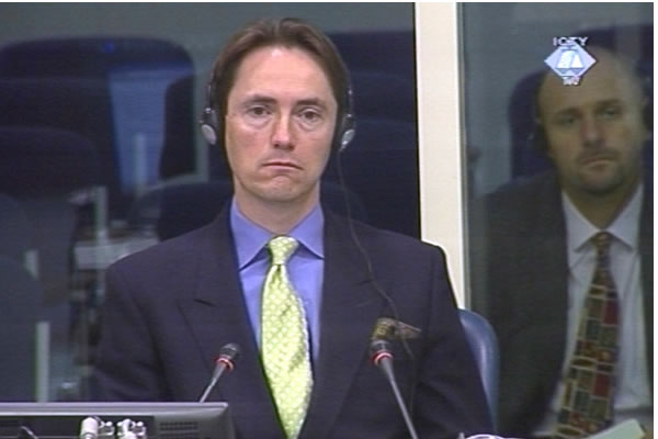 Richard Lyntton, witness in the Gotovina trial