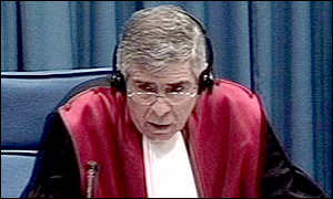 Richard May,  judge at the Slobodan Milosevic trial