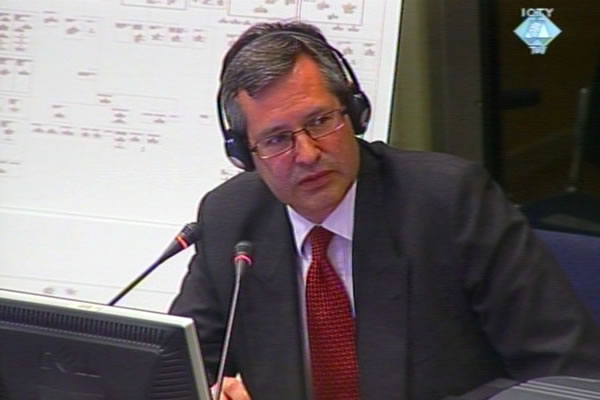 Richard Philips, witness at the Radovan Karadzic trial