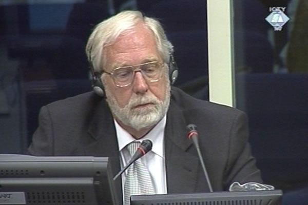 Robert Donia, witness at the Radovan Karadzic trial