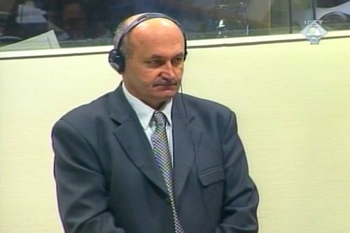 Savo Todovic in the courtroom