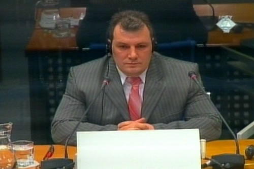 Shukri Buja, witness at the Slobodan Milosevic trial