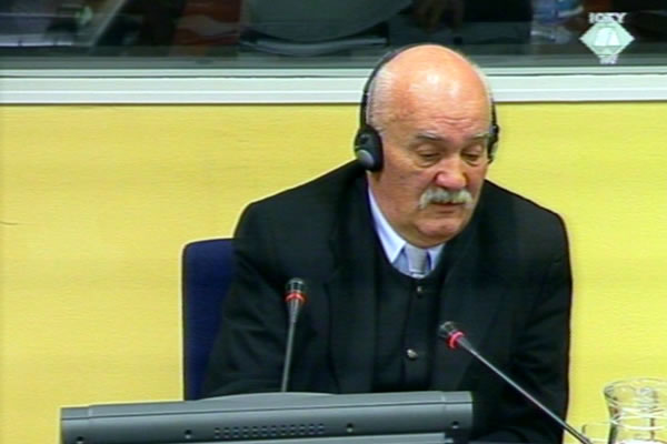 Slobodan Lazarevic, witness at the Jovica Stanisic i Franko Simatovic trial