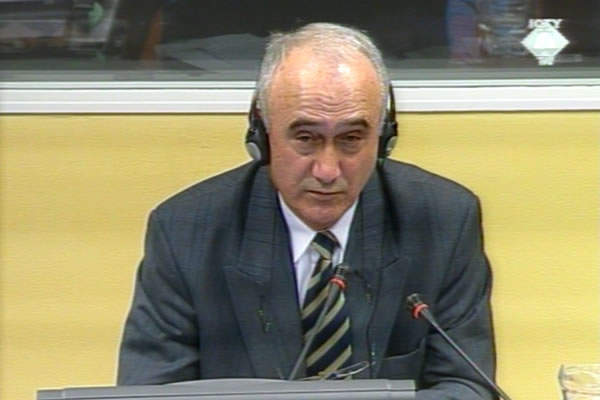 Slobodan Petkovic, defence witness of Vlastimir Djordjevic