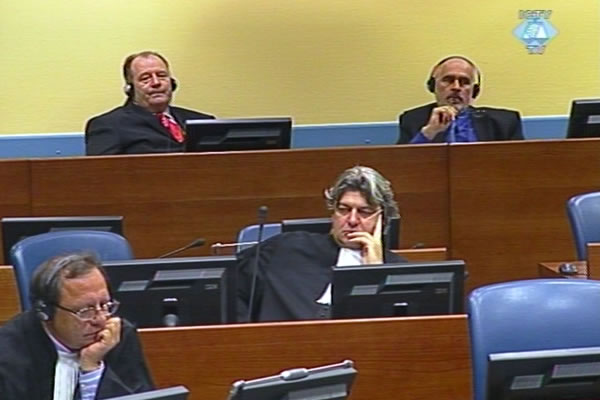 Mico Stanisic and Stojan Zupljanin in the courtroom