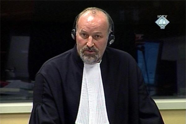 Stefan Waespi, member of the prosecution team in the Gotovina case