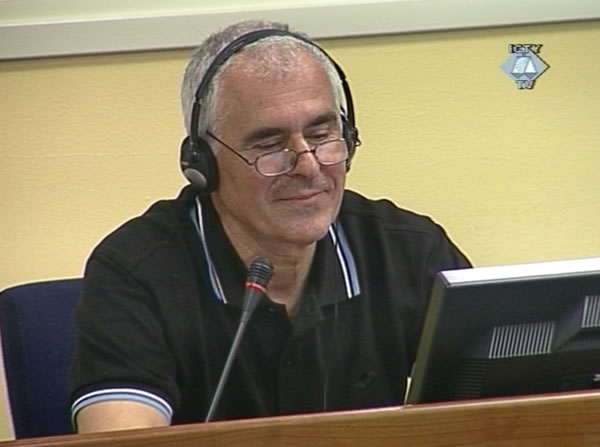 Stojan Zupljanin in the courtroom