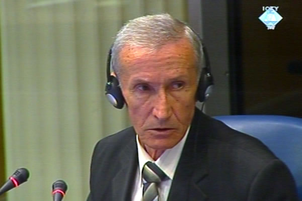 Sulejman Crncalo, witness at the Radovan Karadzic trial