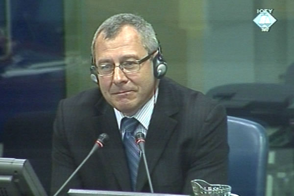 Tomasz Blaszczyk, witness at the Zdravko Tolimir trial