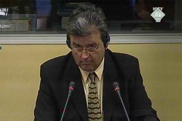Vahid Karavelic, witness in the Dragomir Milosevic trial