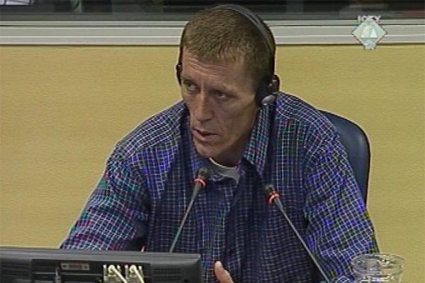 Veselin Stijovic, witness in the Haradinaj, Balaj and Brahimaj trial 