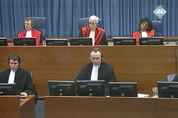 Trial chamber at the Ante Gotovina, Ivan Cermak and Mladen Markac trial