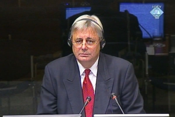 Vinko Maric, defence witness of Milivoj Petkovic