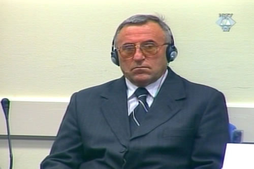 Vladimir Lazarevic in the courtroom