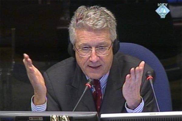 Wolfgang Petritsch, witness in the trial of the former Serbian officials charged with crimes in Kosovo