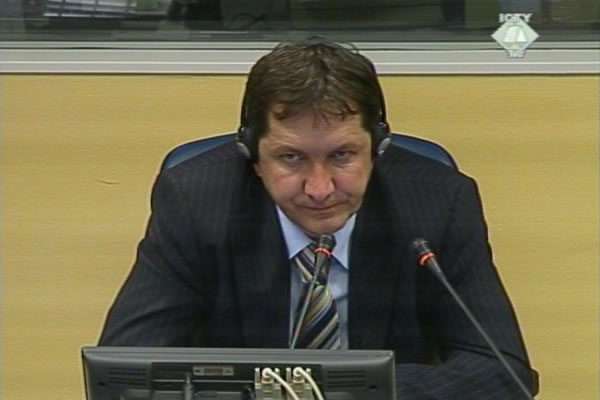 Zaim Mujezinovic, witness in the Delic trial