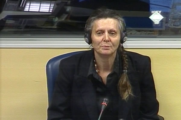 Zehra Turjacanin, witness in the Milan and Sredoje Lukic case