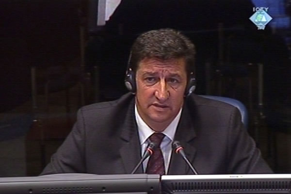 Zeljko Sacic, witness at the Ante Gotovina, Ivan Cermak and Mladen Markac trial