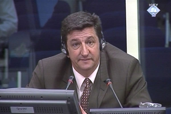 Zeljko Sacic, witness at the Ante Gotovina, Ivan Cermak and Mladen Markac trial