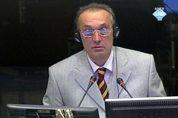 Zoran Buntic, defence witness of Jadranko Prlic