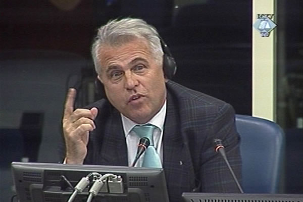 Zoran Petrovic Pirocanac, witness in the trial of the former Bosnian Serb officers charged with crimes in Srebrenica