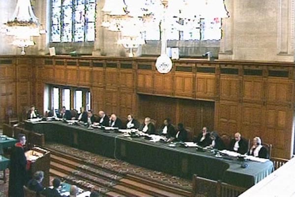 Courtroom of the ICJ